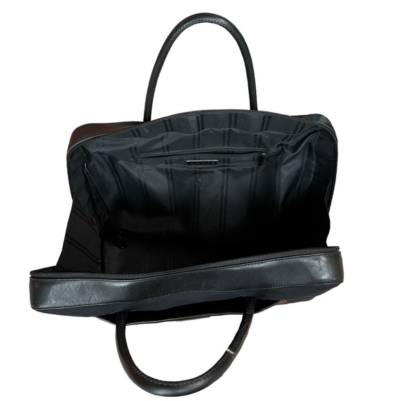 Tumi Executive Laptop Bag, Black Leather and Fabric Mix - Picture 6 of 11